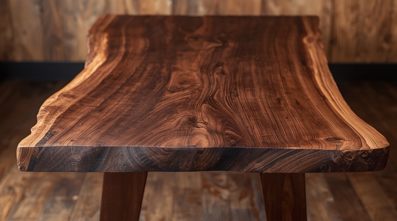 Live Edge Walnut Table by Hireishopiu